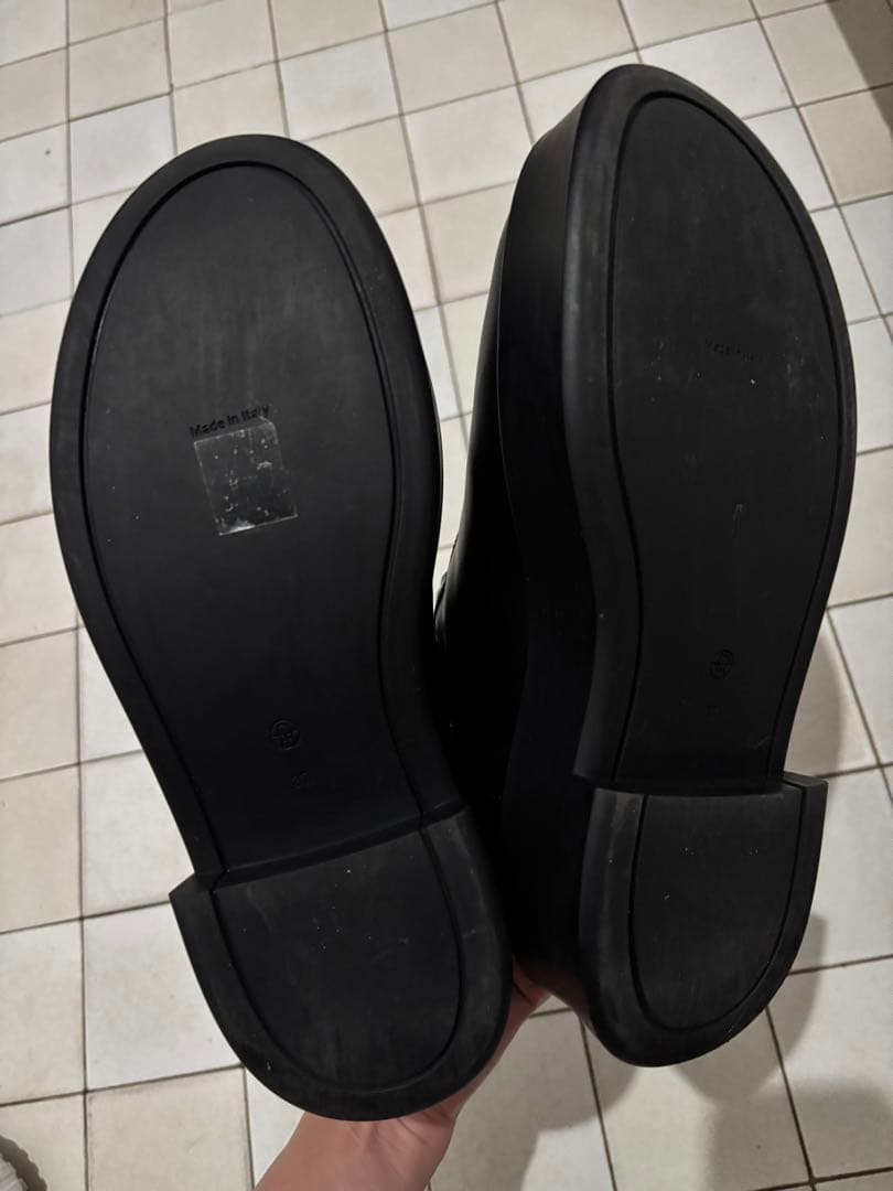 【美品】THE ROW ZIPPED BOOT ブラック 37