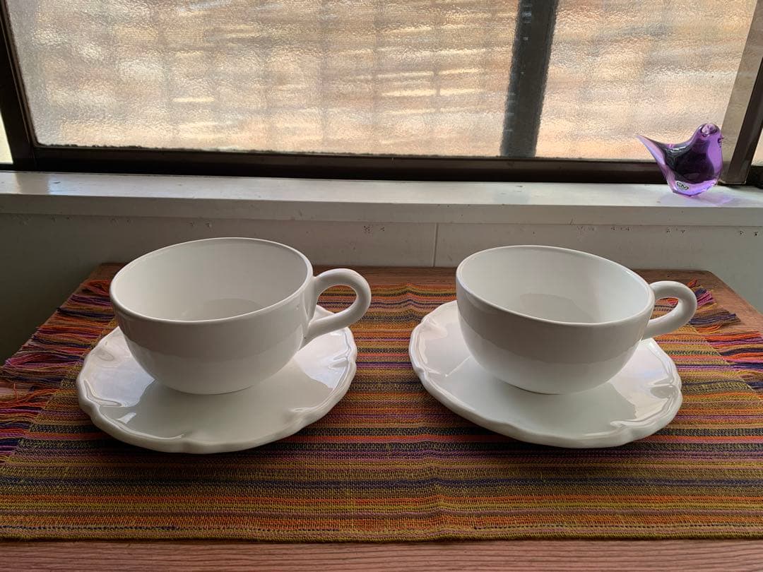 カトレーヌメミ　ビンテージ新品美品！ピション社陶器4点セット・メミ商品ラストです