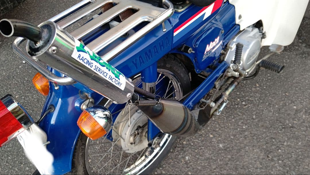 ishi hara　ヤマハ　メイト　V50 ワンオフ　チャンバー