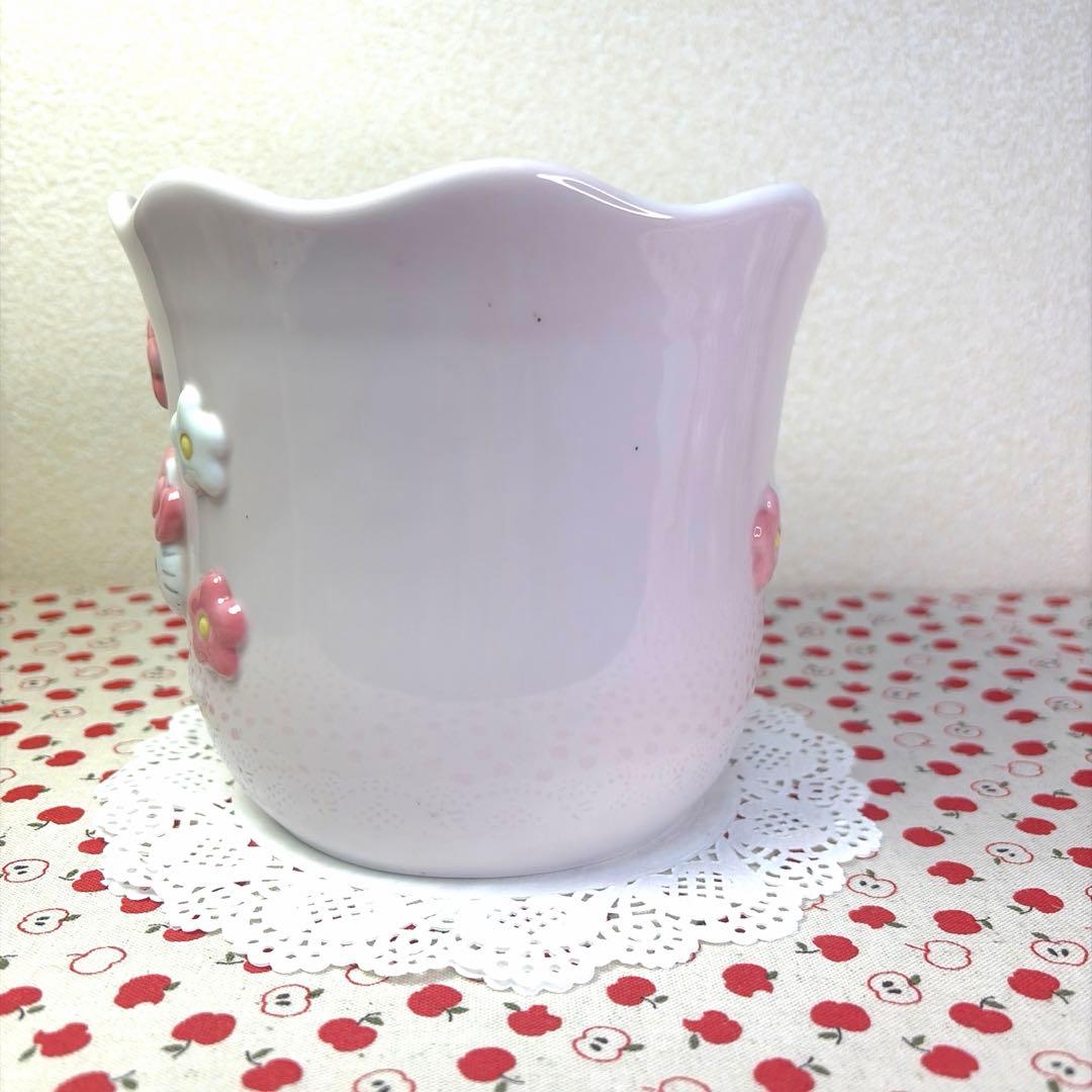 【ももんがさま専用】ハローキティ 陶器製 プランター 植木鉢 サンリオ レトロ