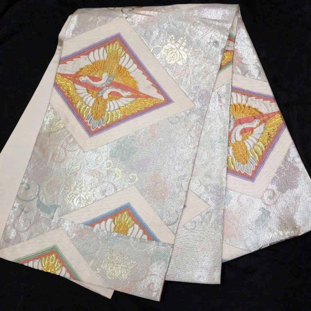 797　半額セール　正絹　作家もの　ダークピンク系　一つ紋　訪問着　4点セット