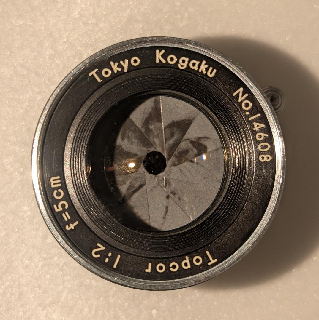 初期型 Tokyo Kogaku Topcor 5cm F2 完動品 #352n