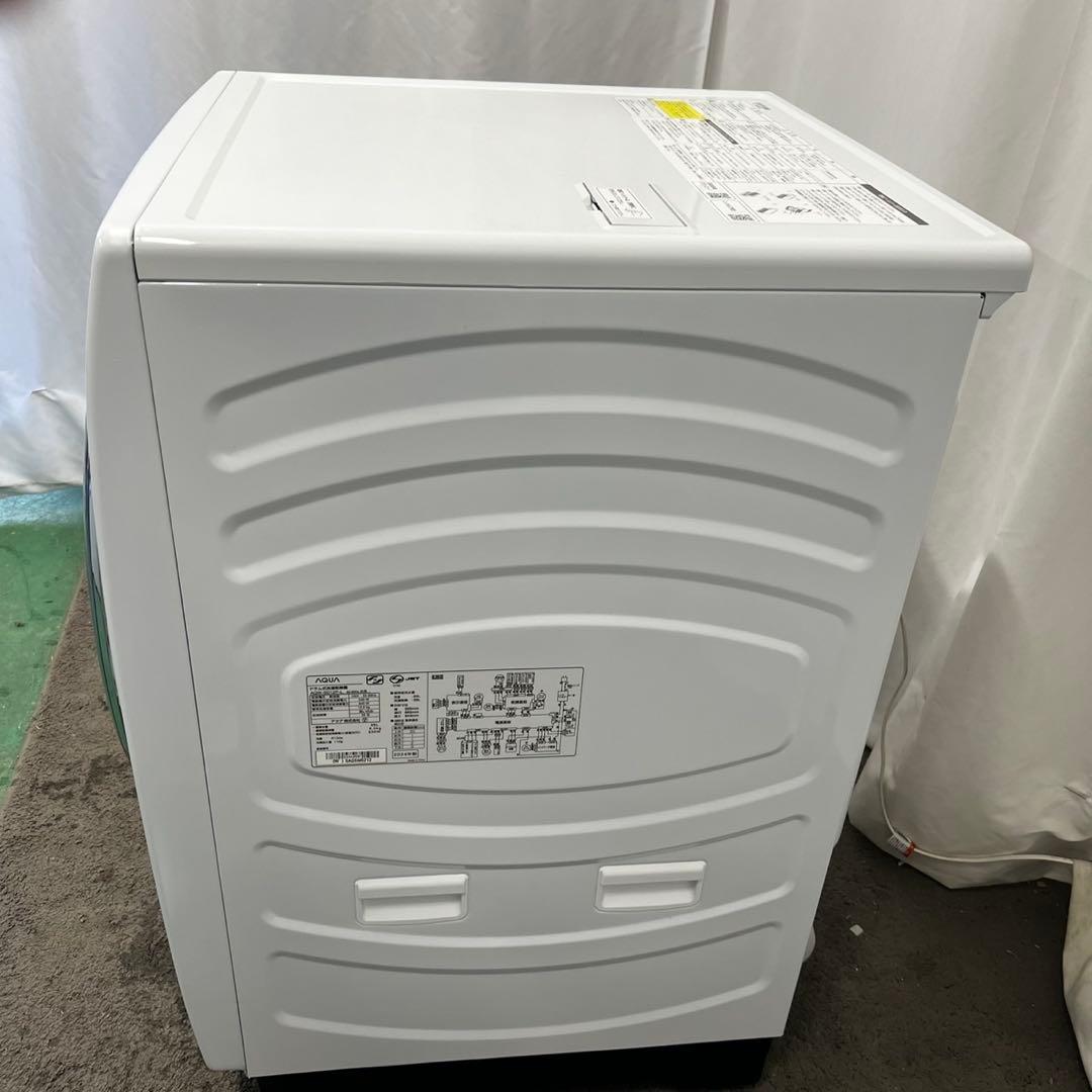 139⭕️ドラム式洗濯機　24年製　アクア　綺麗　大容量　12キロ　乾燥　設置無料