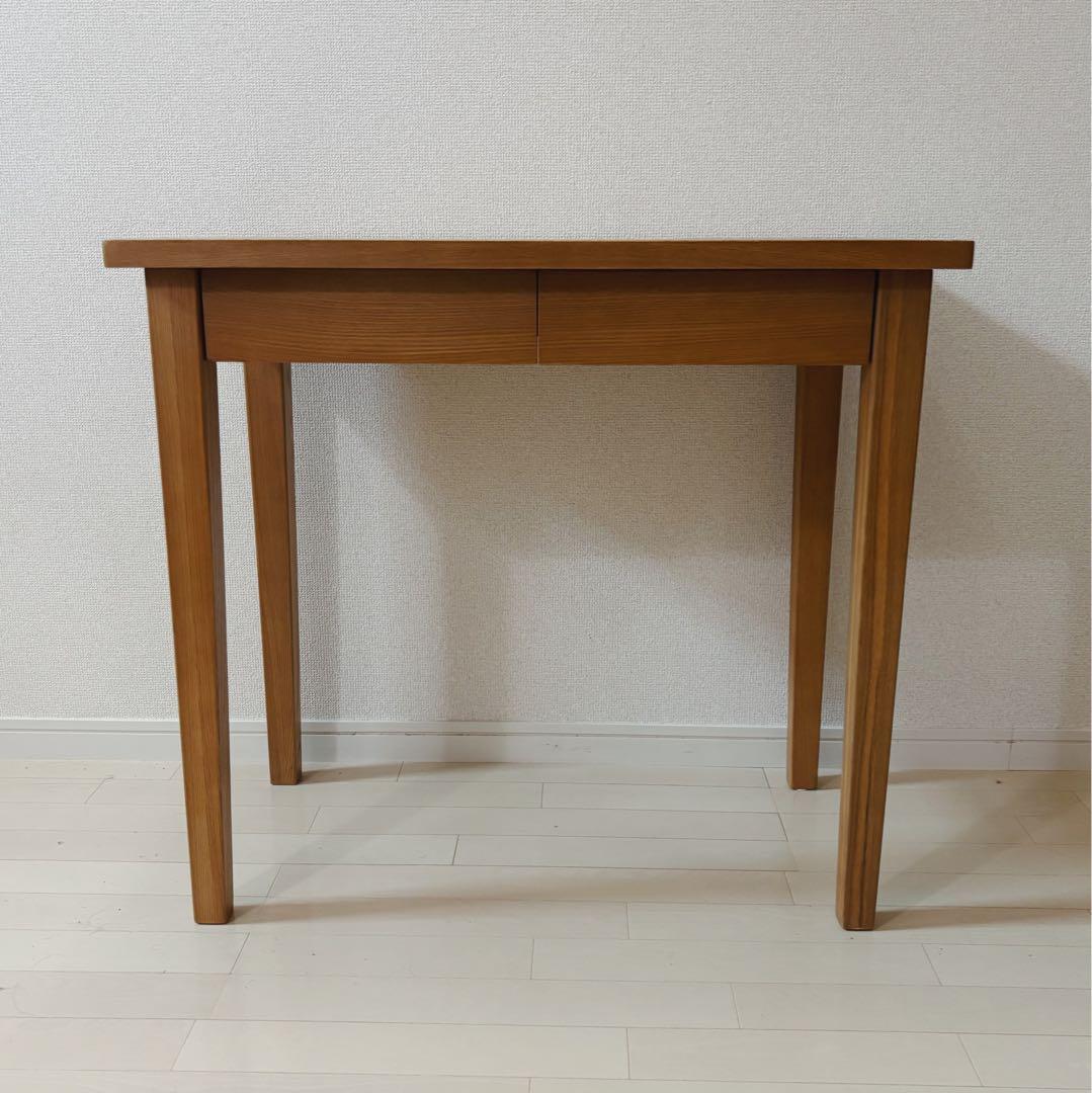 無印良品　タモ材デスク　学習机