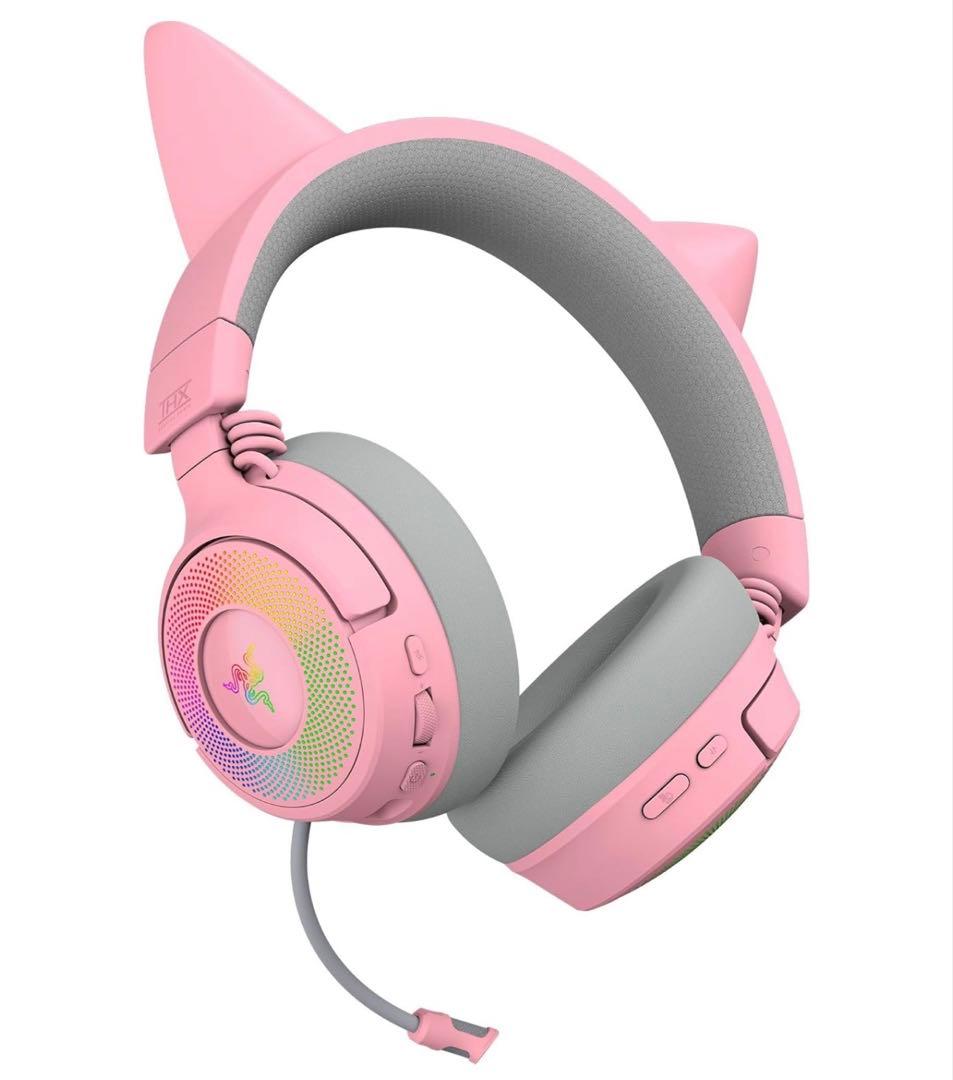ヘッドホン Razer Kraken Kitty V3 Pro Quartz Pink