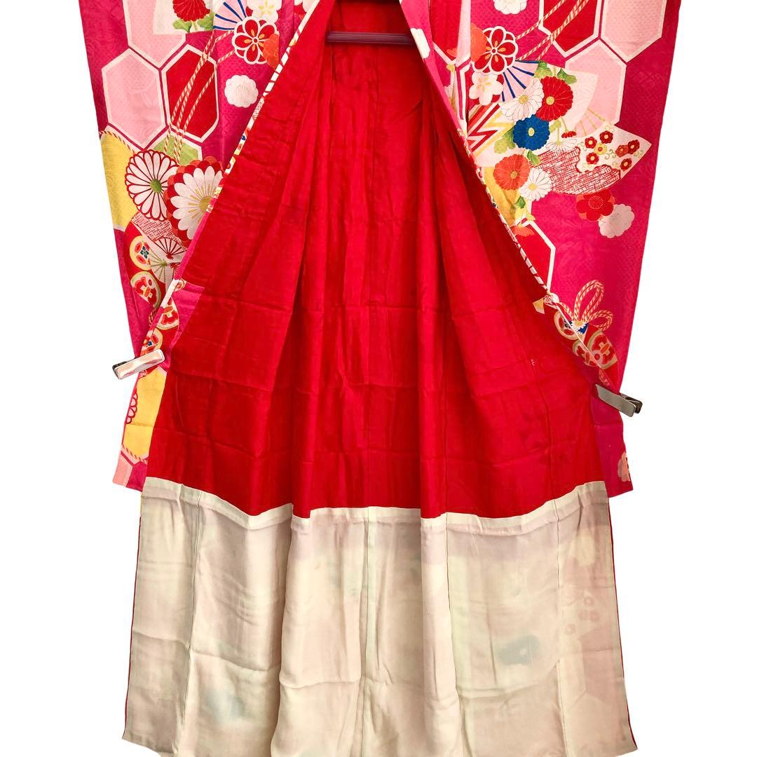 アンティーク 女の子 子供着物 七五三 アンティーク着物 NO44