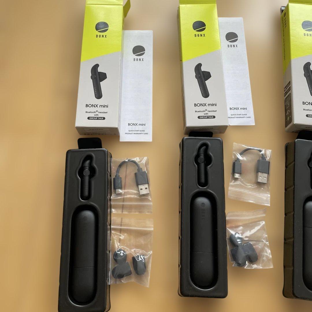 BONX mini Bluetoothヘッドセット 4個セット