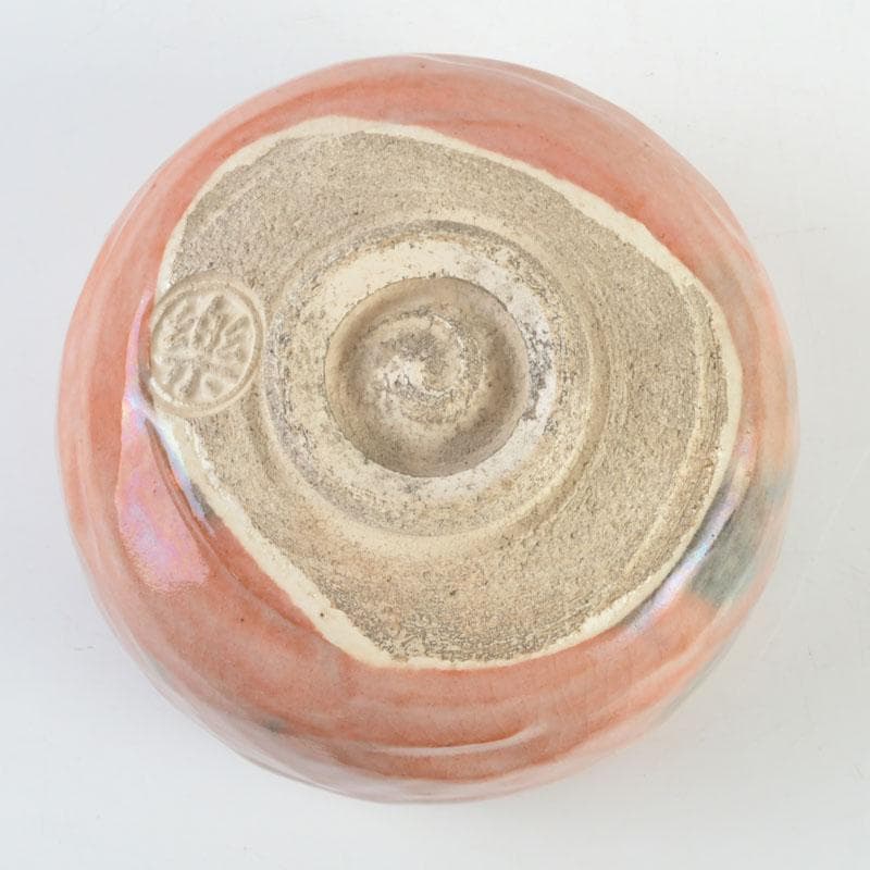 茶道具　楽吉左衛門作　赤楽茶碗　V　9504