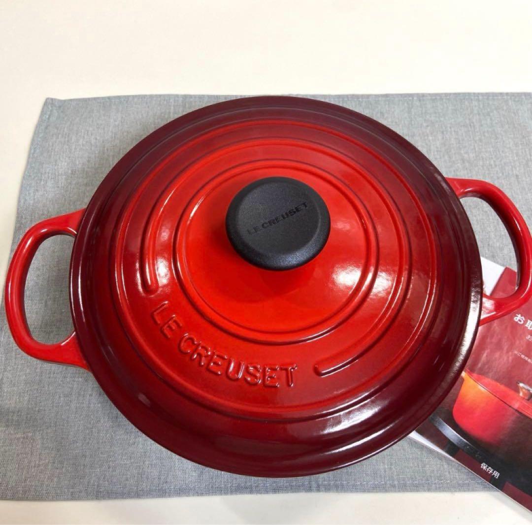 【未使用】ルクルーゼ ココットジャポネーズ 24㎝すき焼きSUKIYAKI