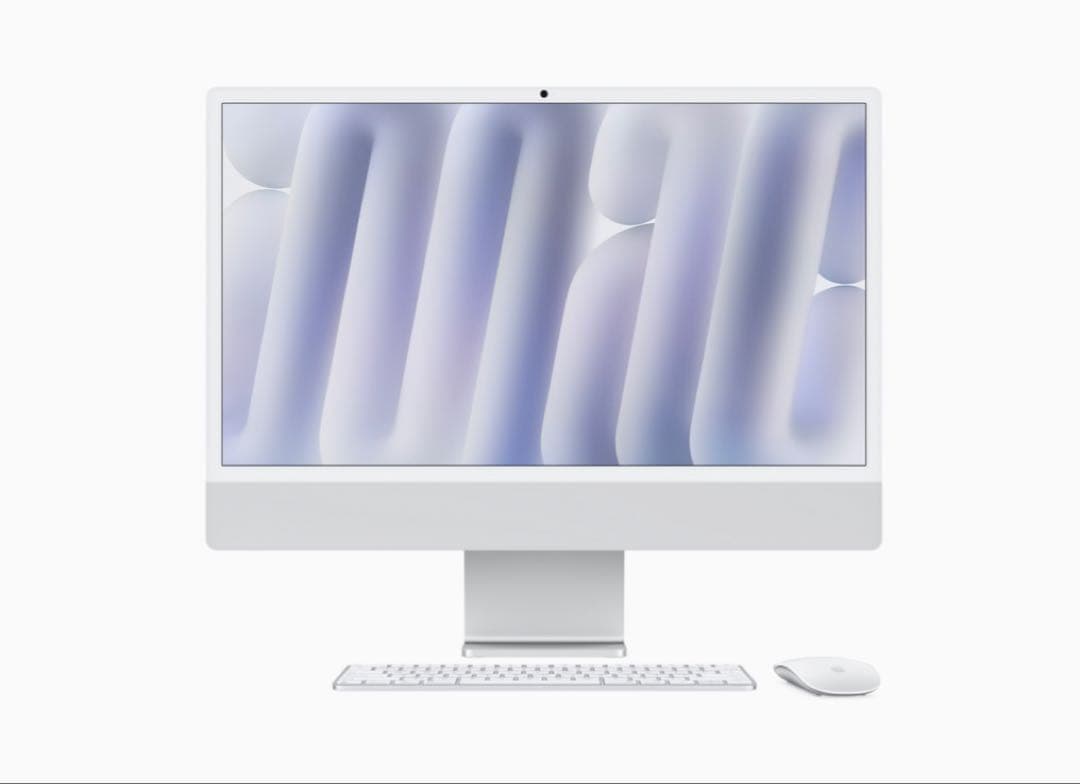 【美品】iMac M4 シルバー 2025年9月7日購入 16GB256GB