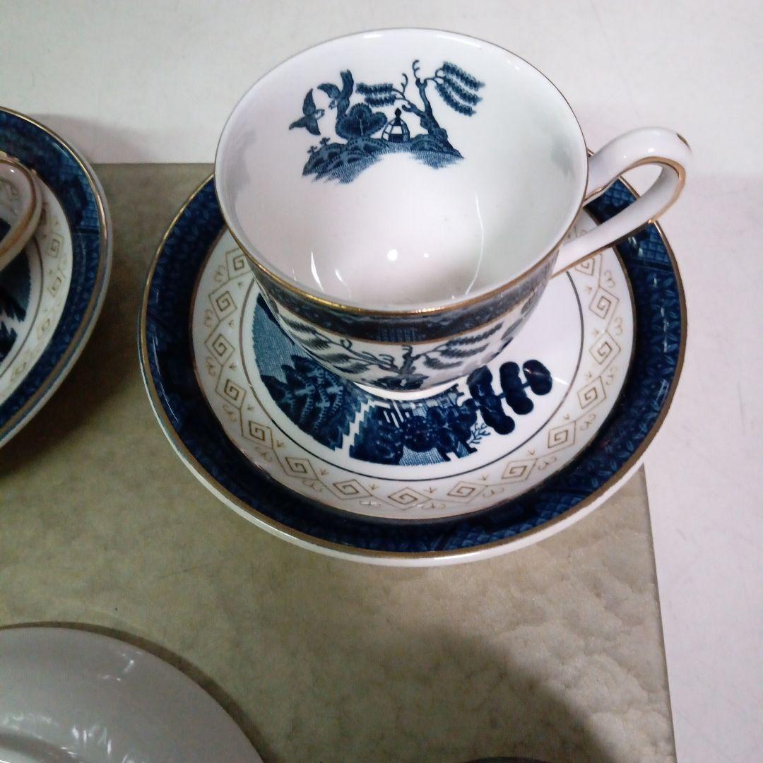 ニッコー、山水デミタスカップソーサー5客、未使用品