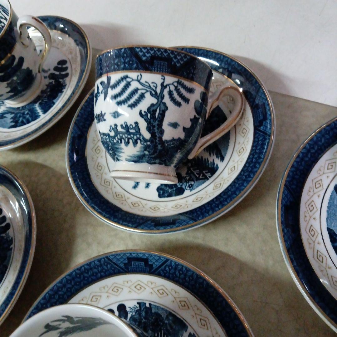 ニッコー、山水デミタスカップソーサー5客、未使用品