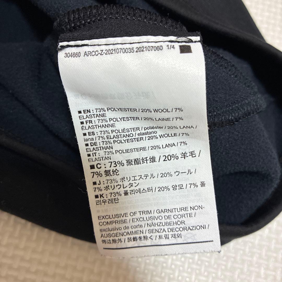 アークテリクス　カイヤナイトAR　テックウールクルー　Мサイズ　ブラック