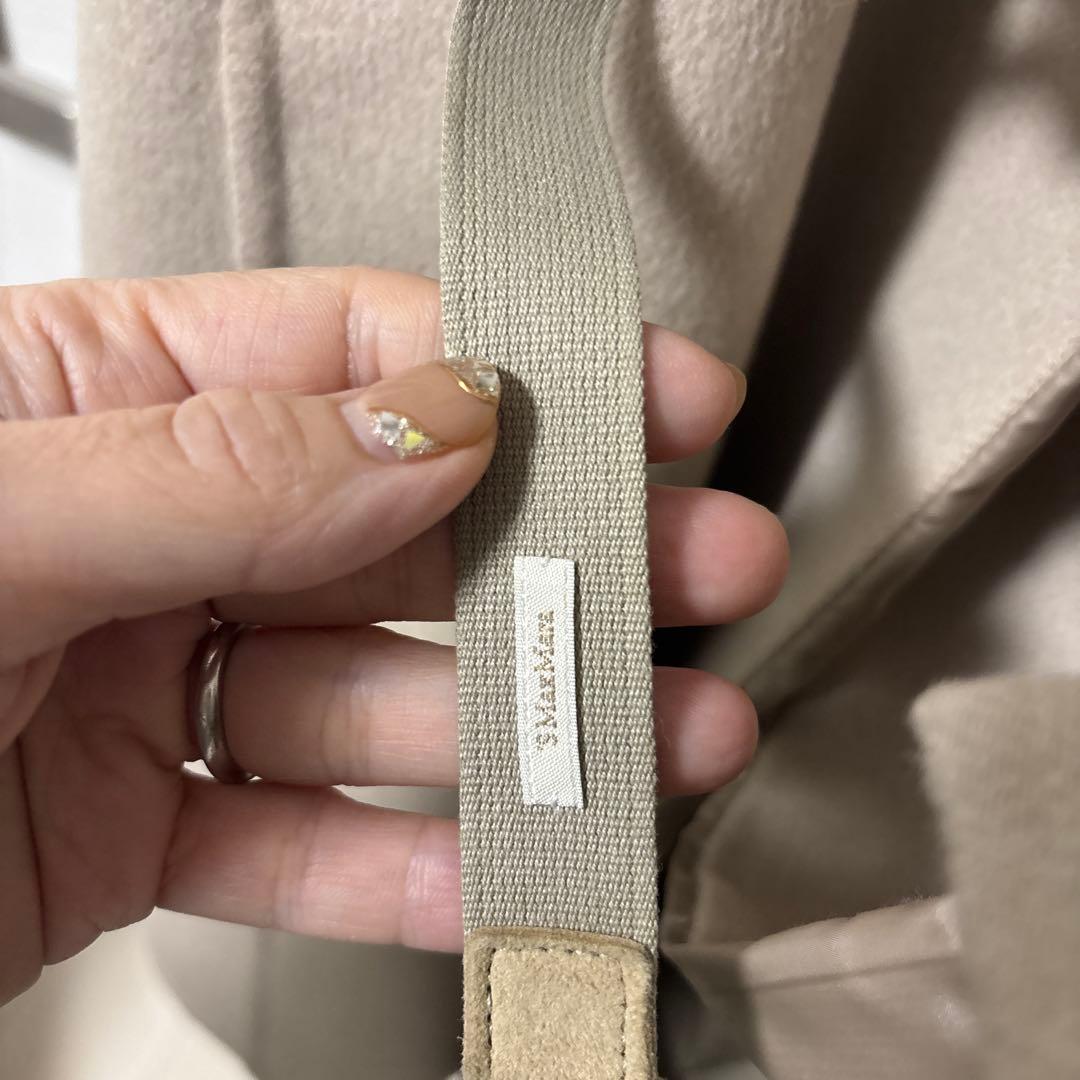 エスマックスマーラ　ウールアンゴラ混コート　36