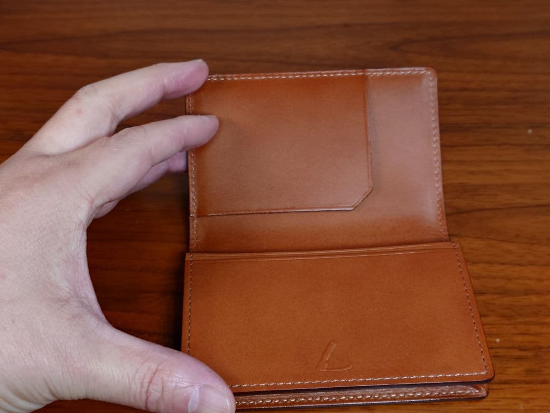 土屋鞄　ブライドル名刺入れ　こげ茶