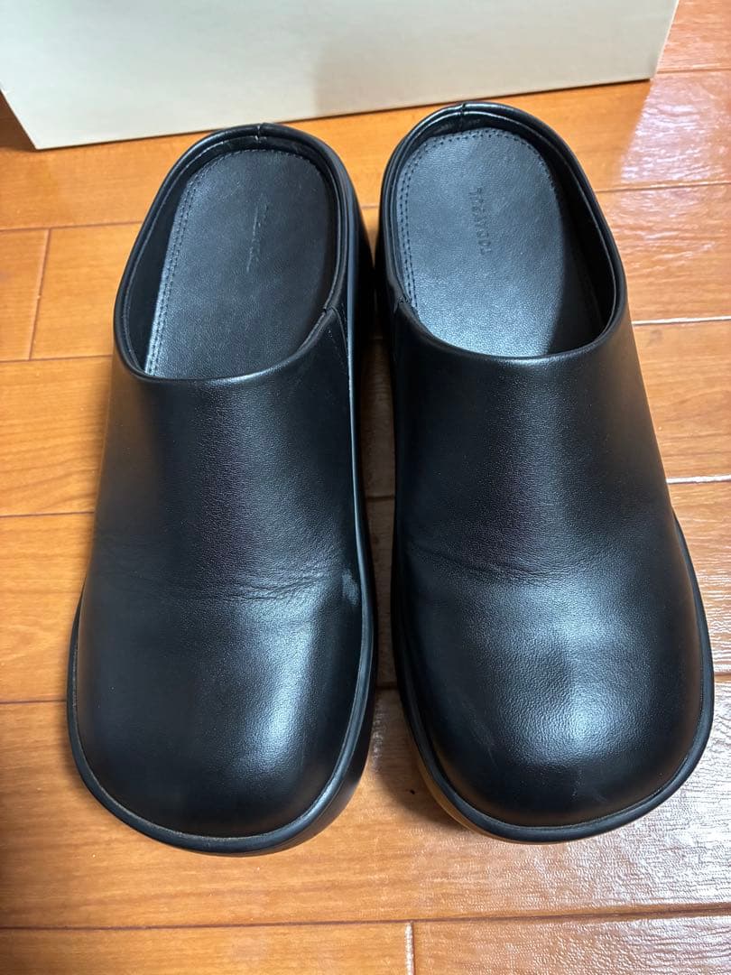 todayful Volume Sole Sabot ブラック 37