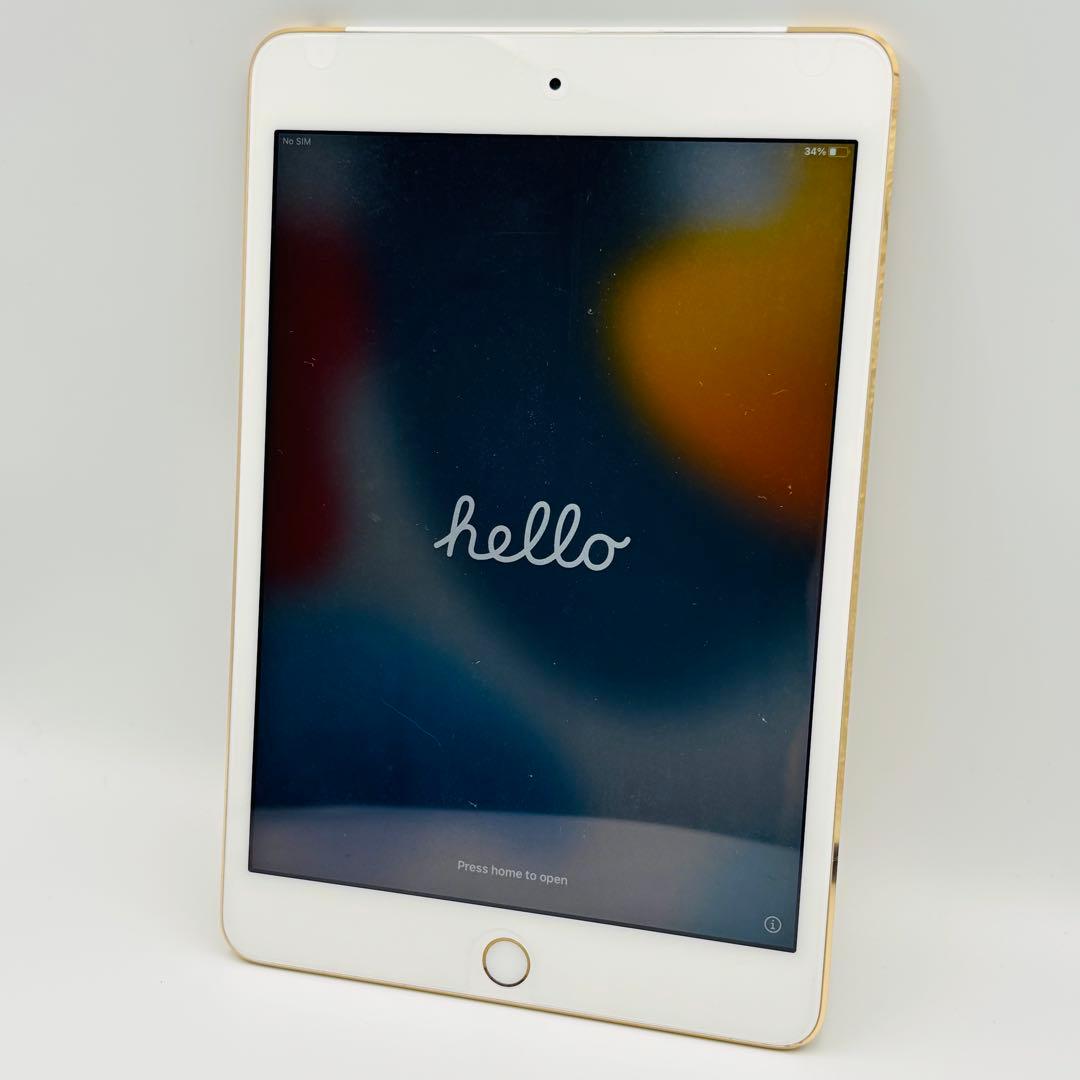 【美品】Apple iPad mini 4 セルラー 16GB 管531A1