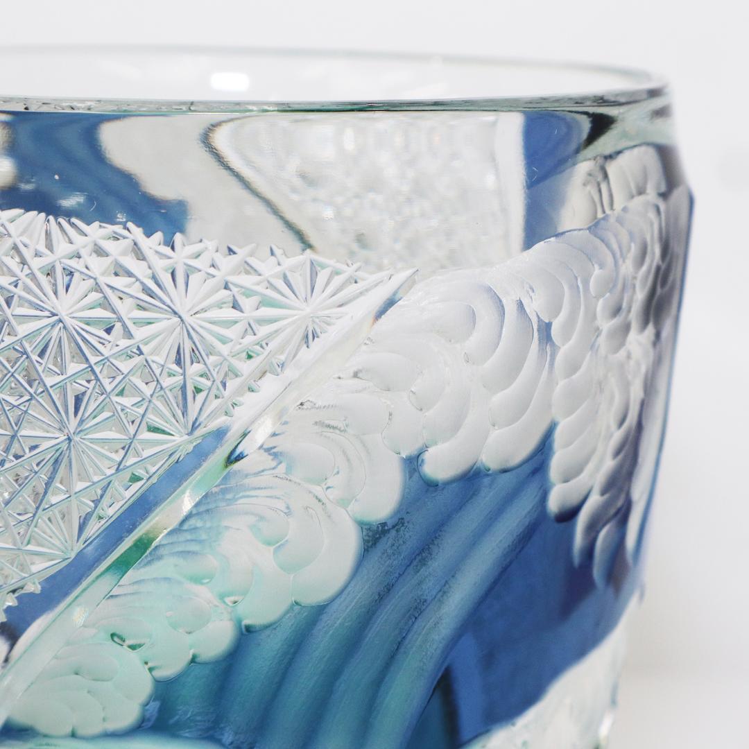 江戸切子 江戸硝子 オールド 四季 夏 但野硝子 切子グラス オールドグラス