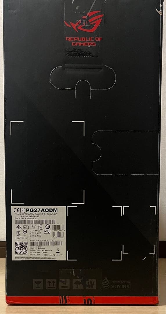 ROG Swift OLED PG27AQDM　有機ELゲーミングモニター