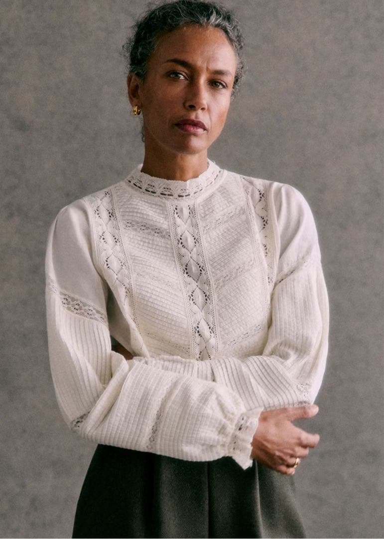 Sezane セザンヌ　コットンシャツ　サイズ36 やや大きめ