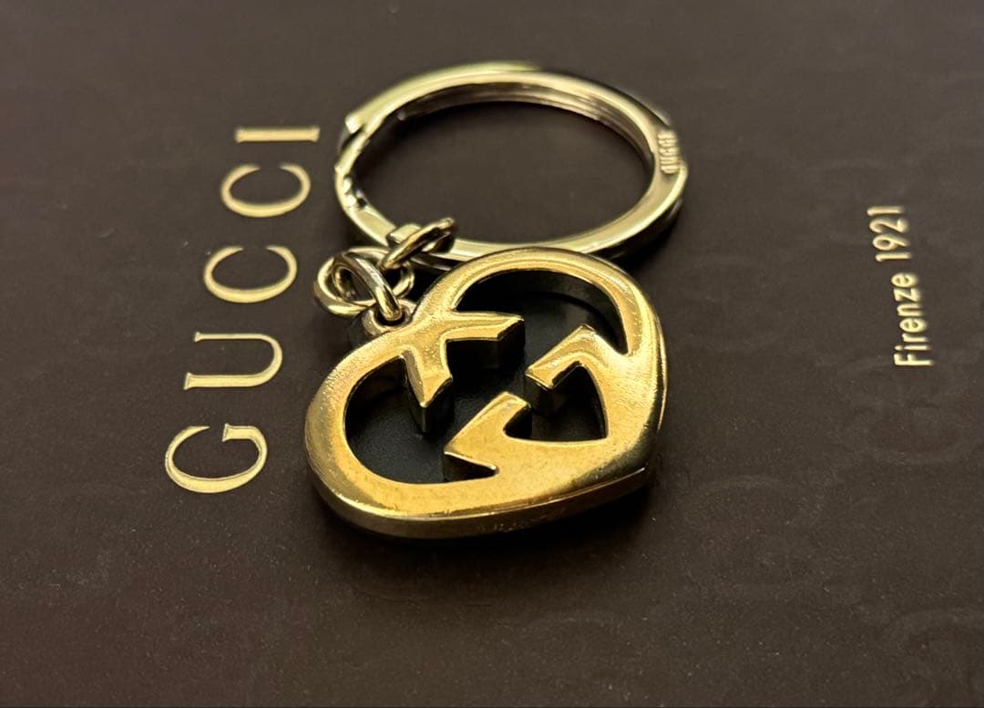 ✨新品同様✨ GUCCI グッチ キーリング ハートチャーム♡