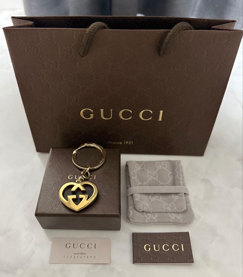 ✨新品同様✨ GUCCI グッチ キーリング ハートチャーム♡