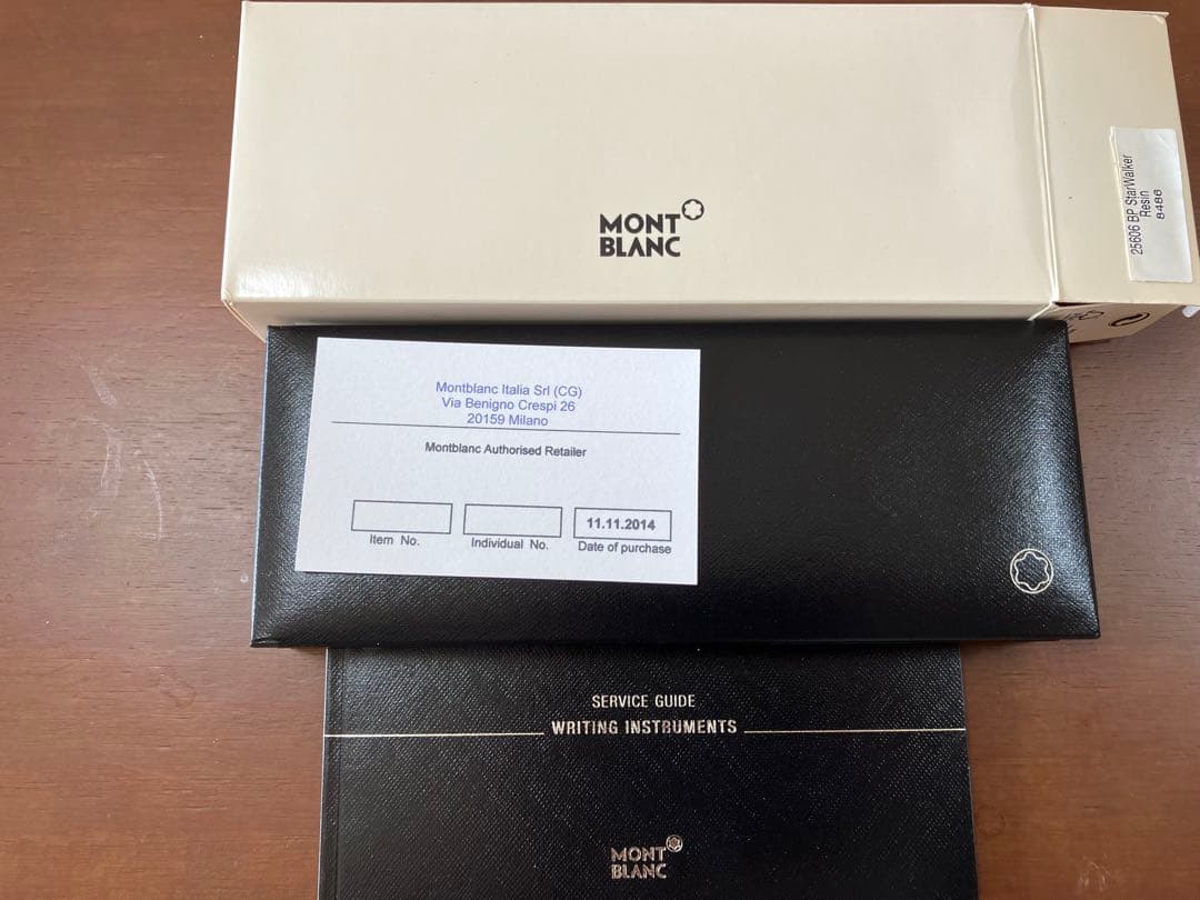 MONTBLANC STARWALKER プラチナレジン ボールペン新品