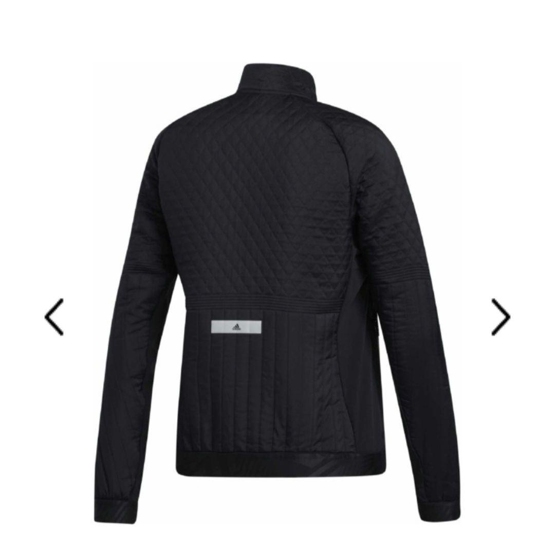 adidas　黒キルティングジャケット レディース　L　アディダス　ゴルフウェア