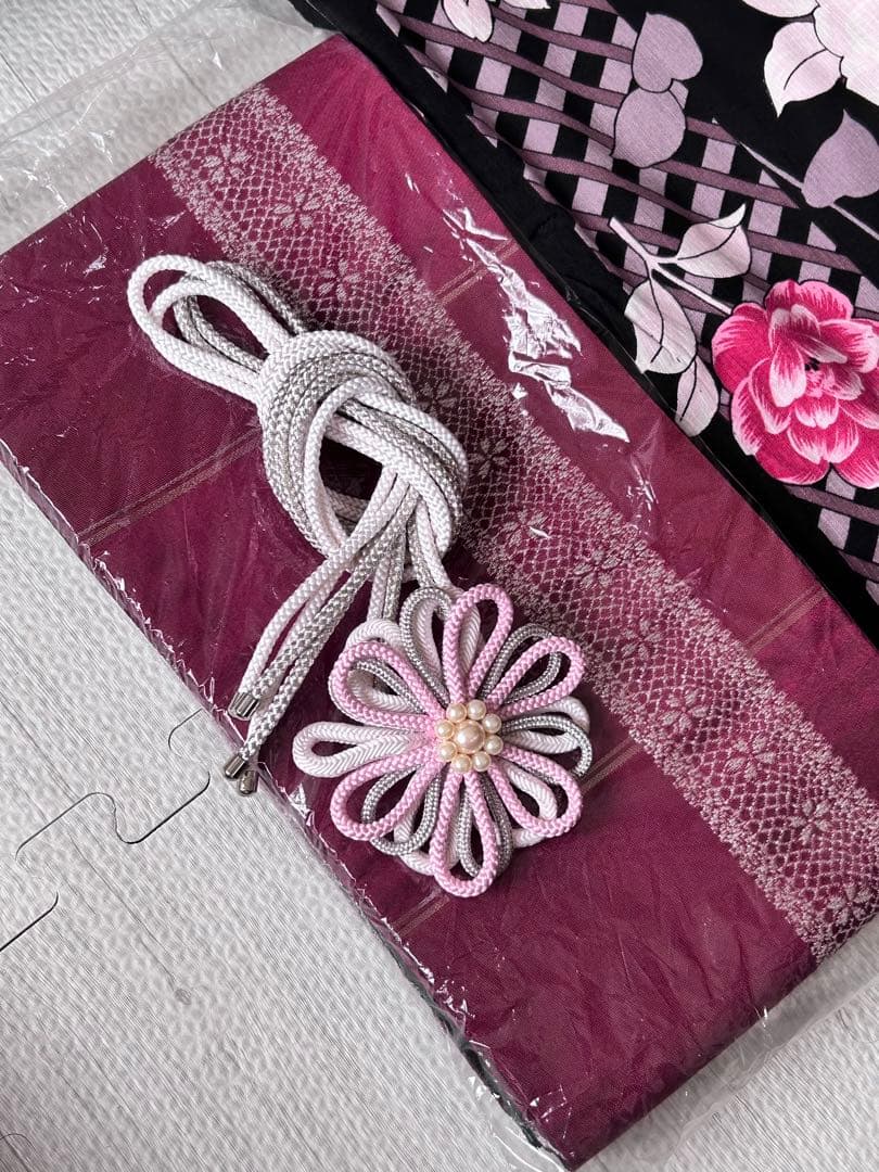 きものやまと　浴衣フルセット（6点）＋着付け小物セット（5点）計11点セット