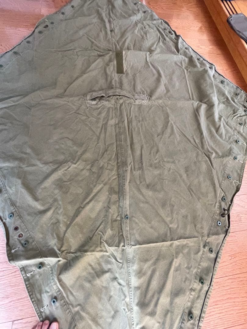 ノルウェー軍幕　単色　4枚セット　used