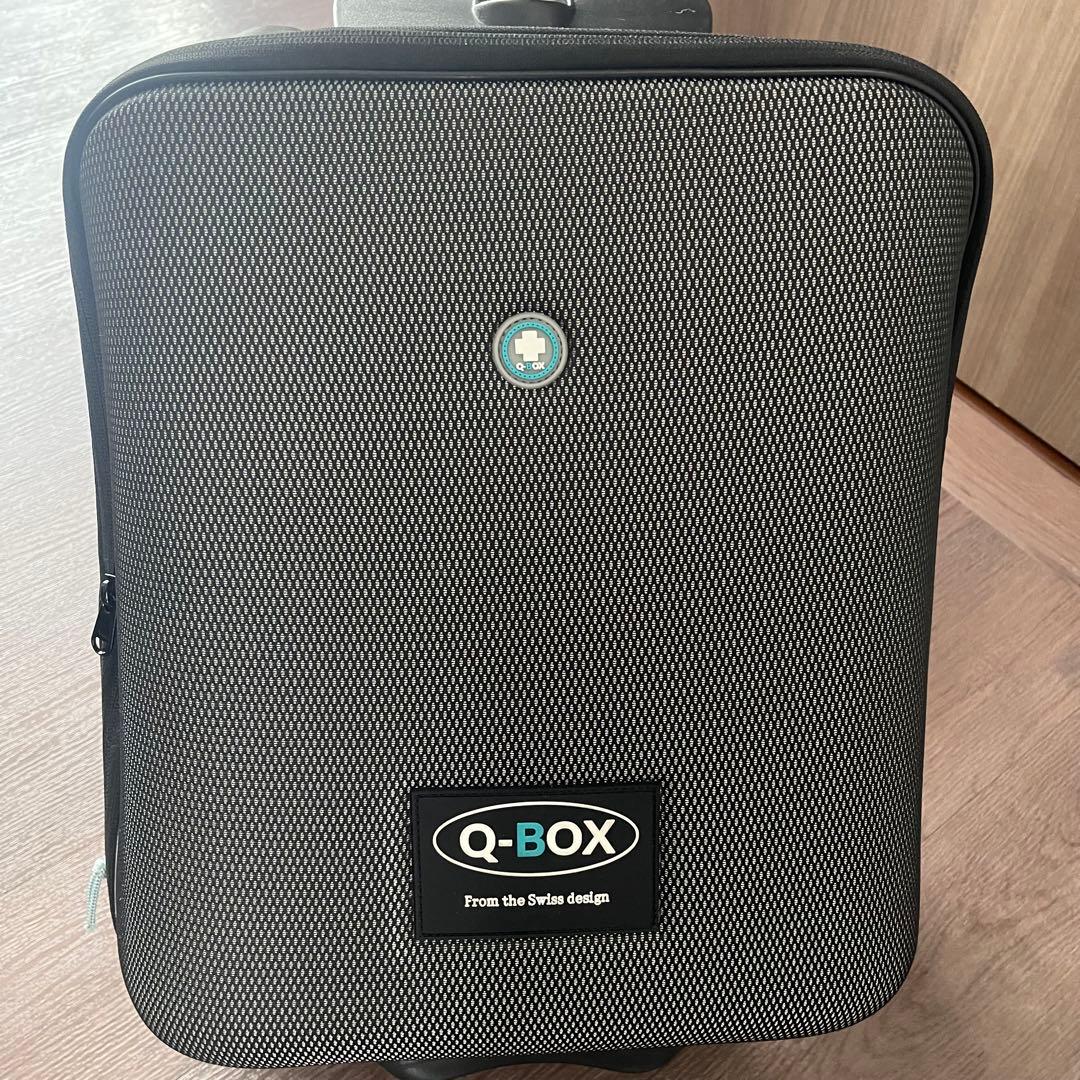 Q-BOX 乗れるキャリーケース　スーツケース　ケース拡張機能付　キャリーカート