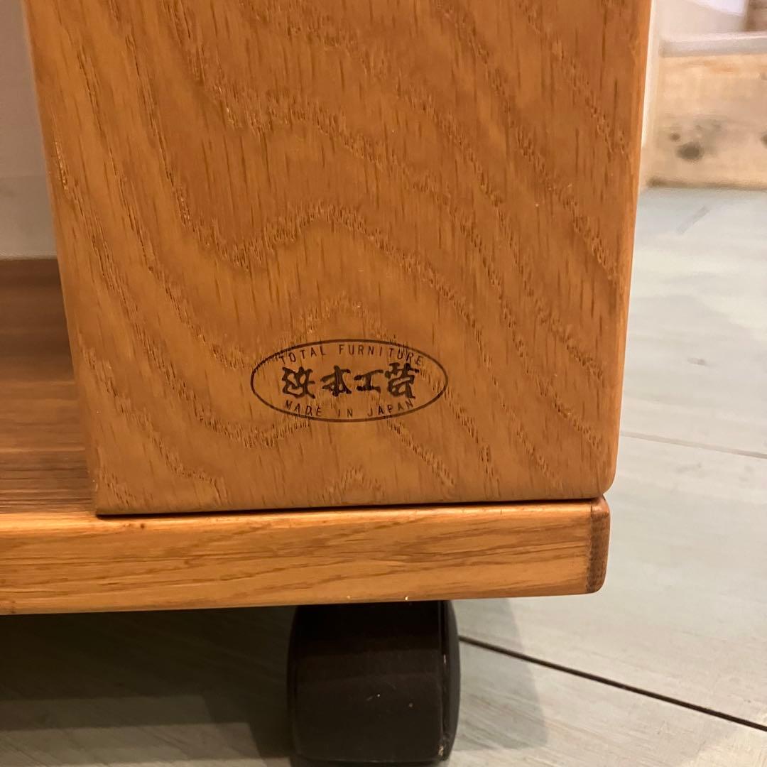 浜本工芸　濱本工藝　サイドテーブル　飾り棚　ローテーブル　ナチュラルオーク