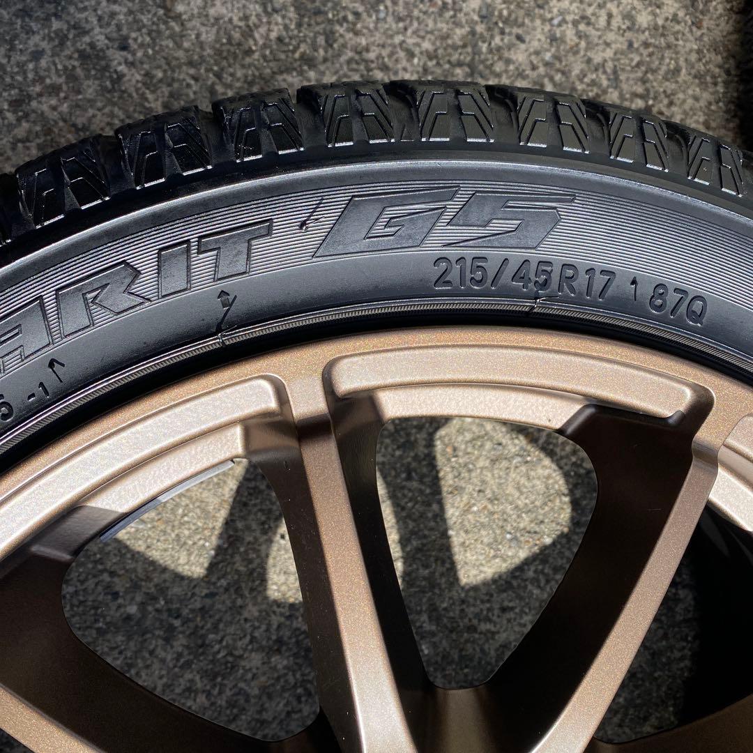 ◇中古溝有りトーヨー215/45R17スタッドレスセット 86、カローラスポーツ