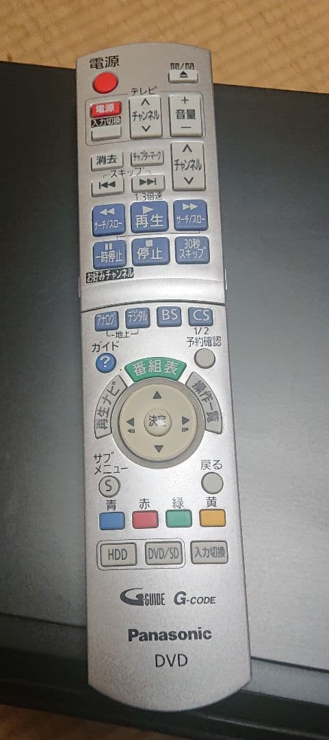 Panasonic DVDレコーダー中古品 美品