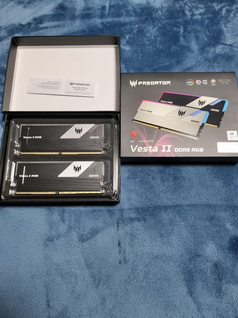 Acer PredatorVesta Ⅱ DDR5 32GB 16GB×2