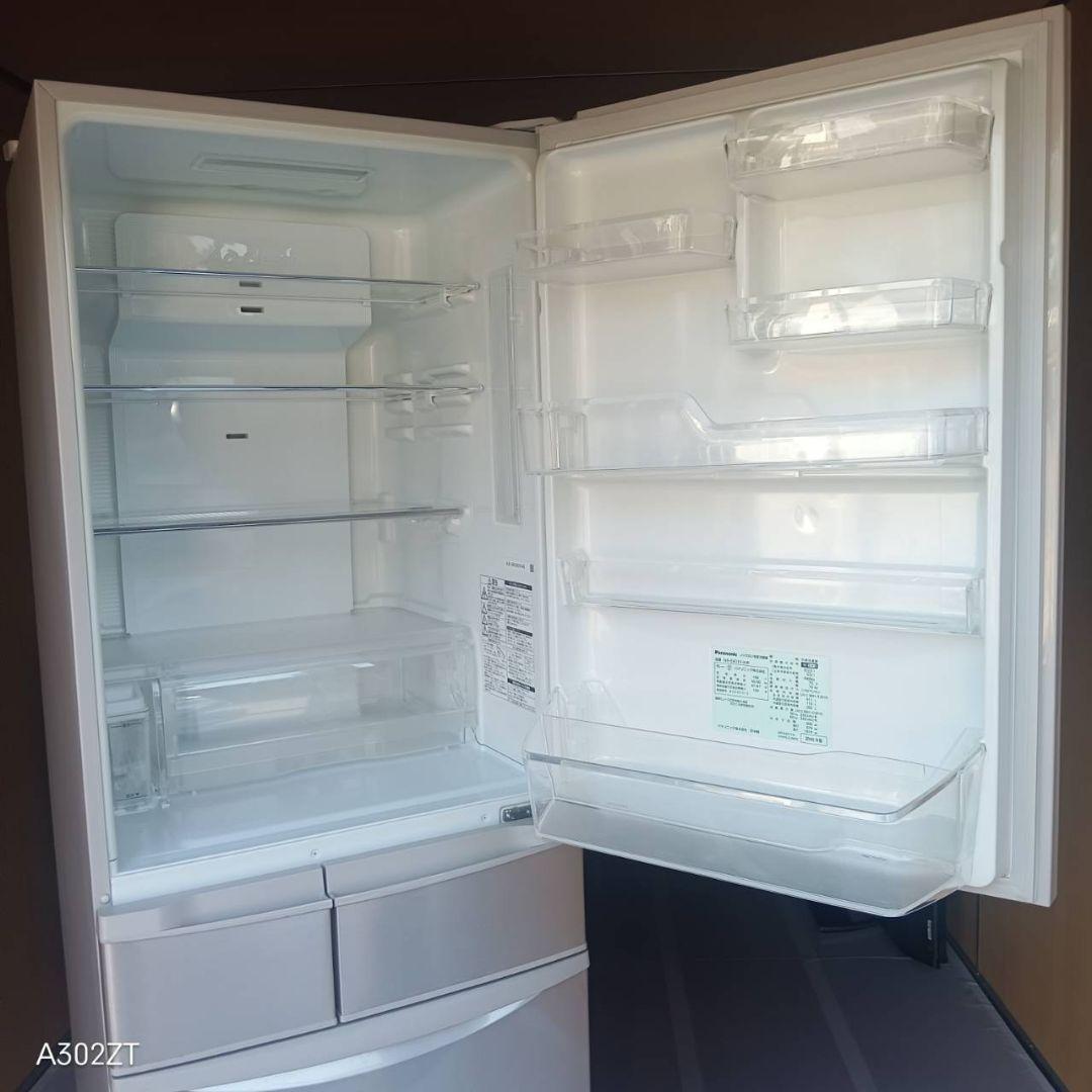 C060 送料設置無料　Panasonic自動製氷機能付き　大型冷蔵庫　411L
