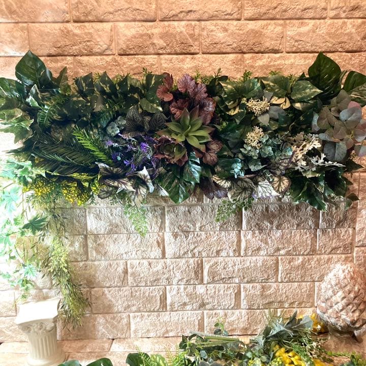 光触媒　人工観葉植物　ウォールグリーン　フェイク　アレンジ　702040