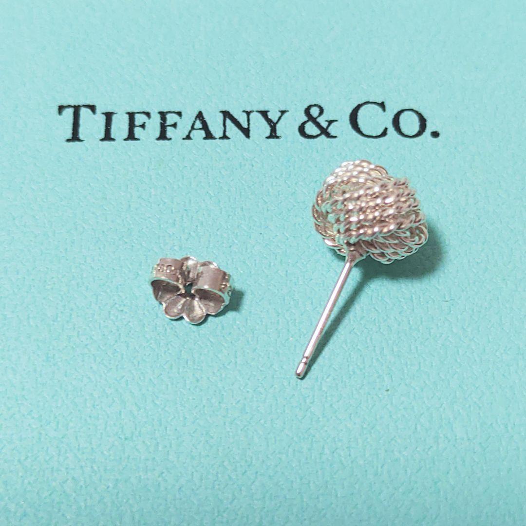 Tiffany サマセット ピアス 片耳のみ メッシュピアス 極美品