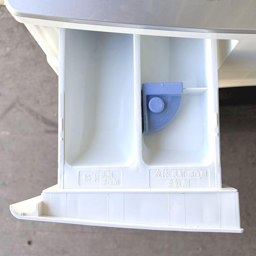 運搬取付無料！ホワイト純正IRIS静音コンパクトスリムドラム式洗濯機！完動超美品