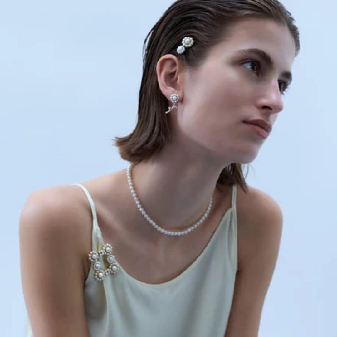 iris47／mimosa broochブローチ・ゴールド