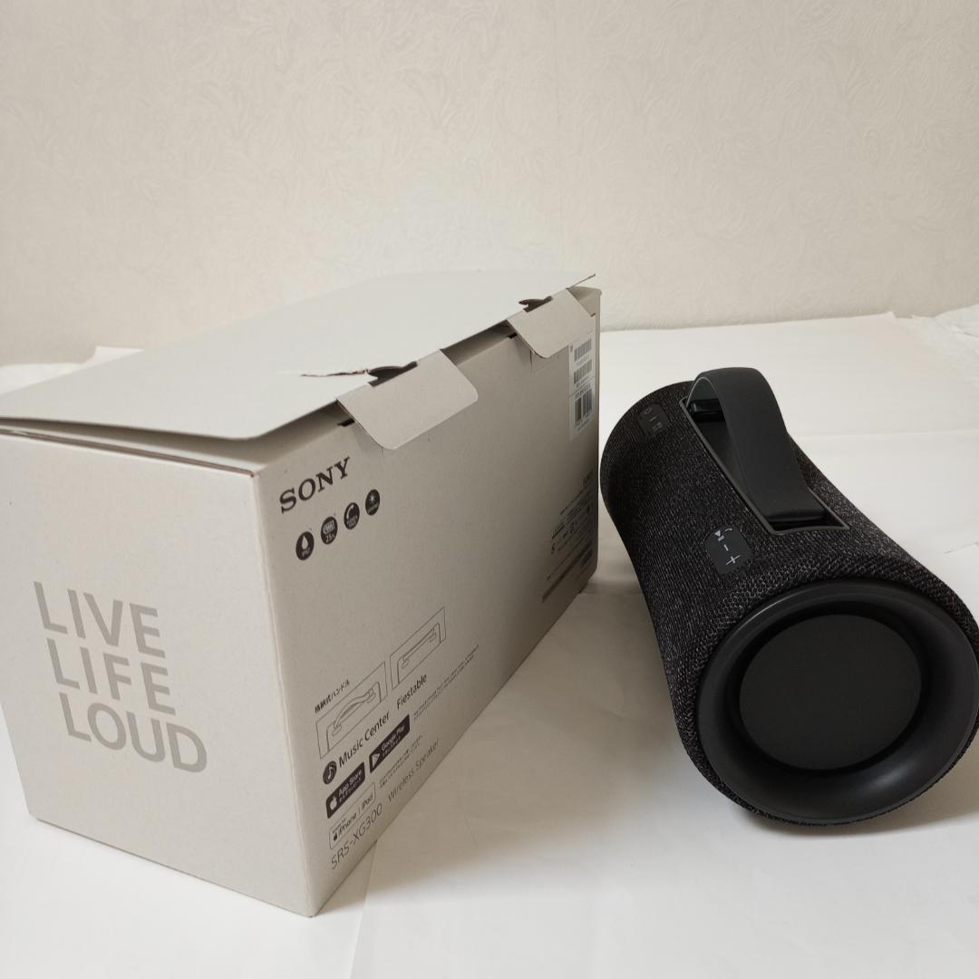 ソニー SRS-XG300 ブラック ワイヤレススピーカー 外箱傷あり