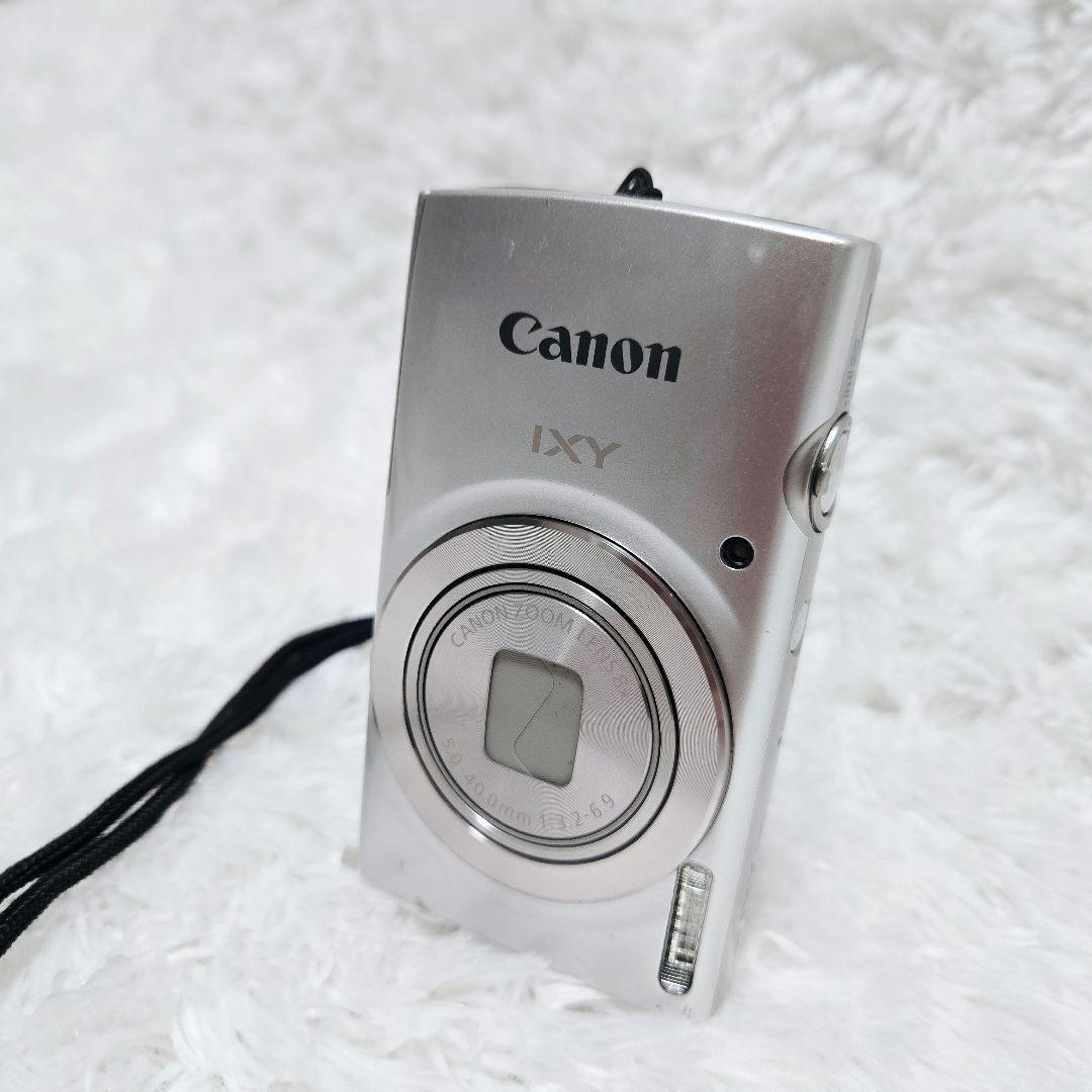 美品 Canon IXY180 シルバー 動作確認済 説明書 充電器 人気