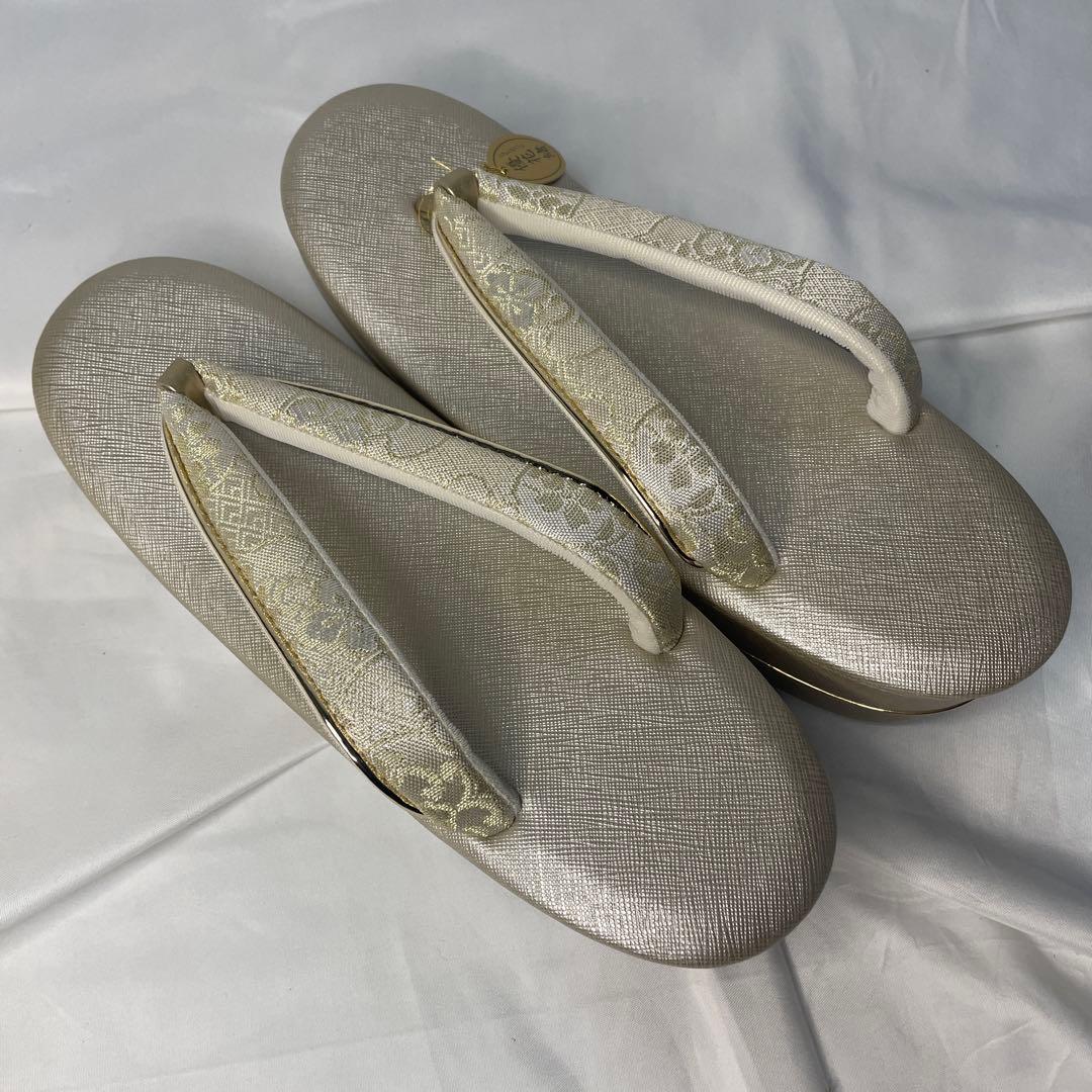 新品　入学式　訪問着　留袖など　草履　バッグ　セット　L ゴールド　フォーマル