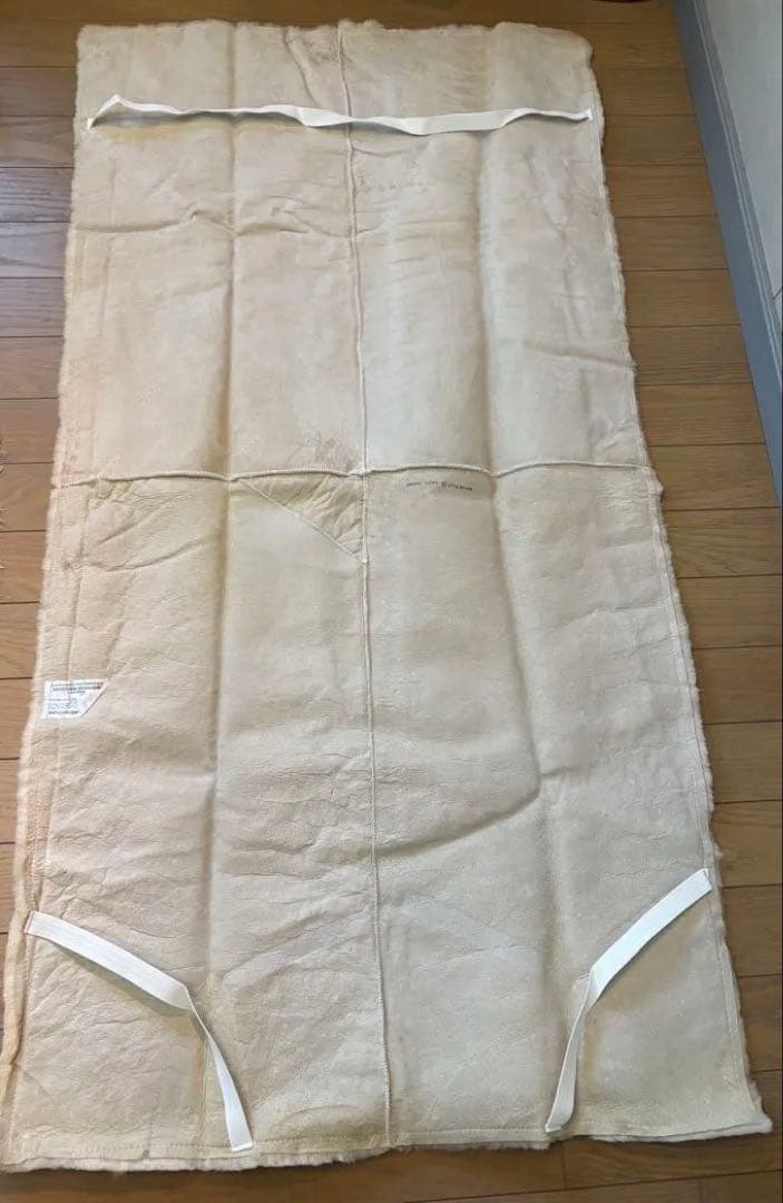 豪州製シープスキン ベッド用ムートン 新品保管品