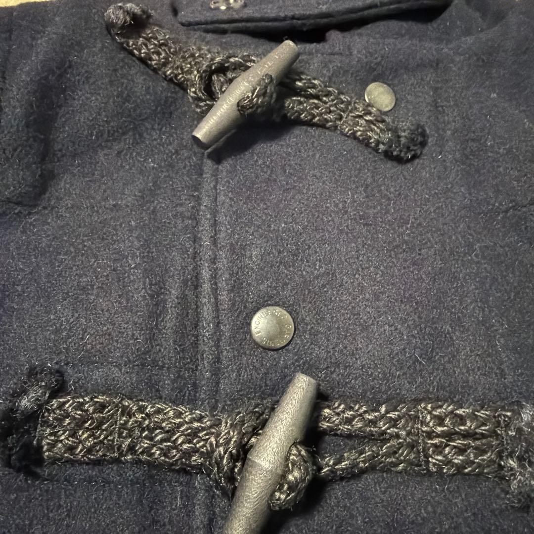 エンジニアードガーメンツ　 ダッフルコート 黒　フード付き