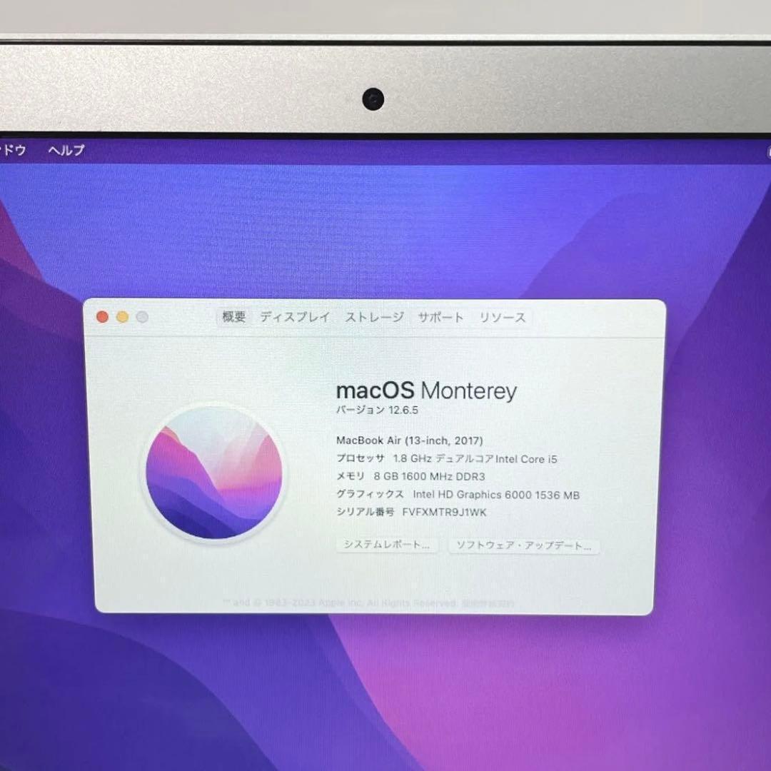 MacBook Air 2017 シルバー SSD128GB 13インチ PC