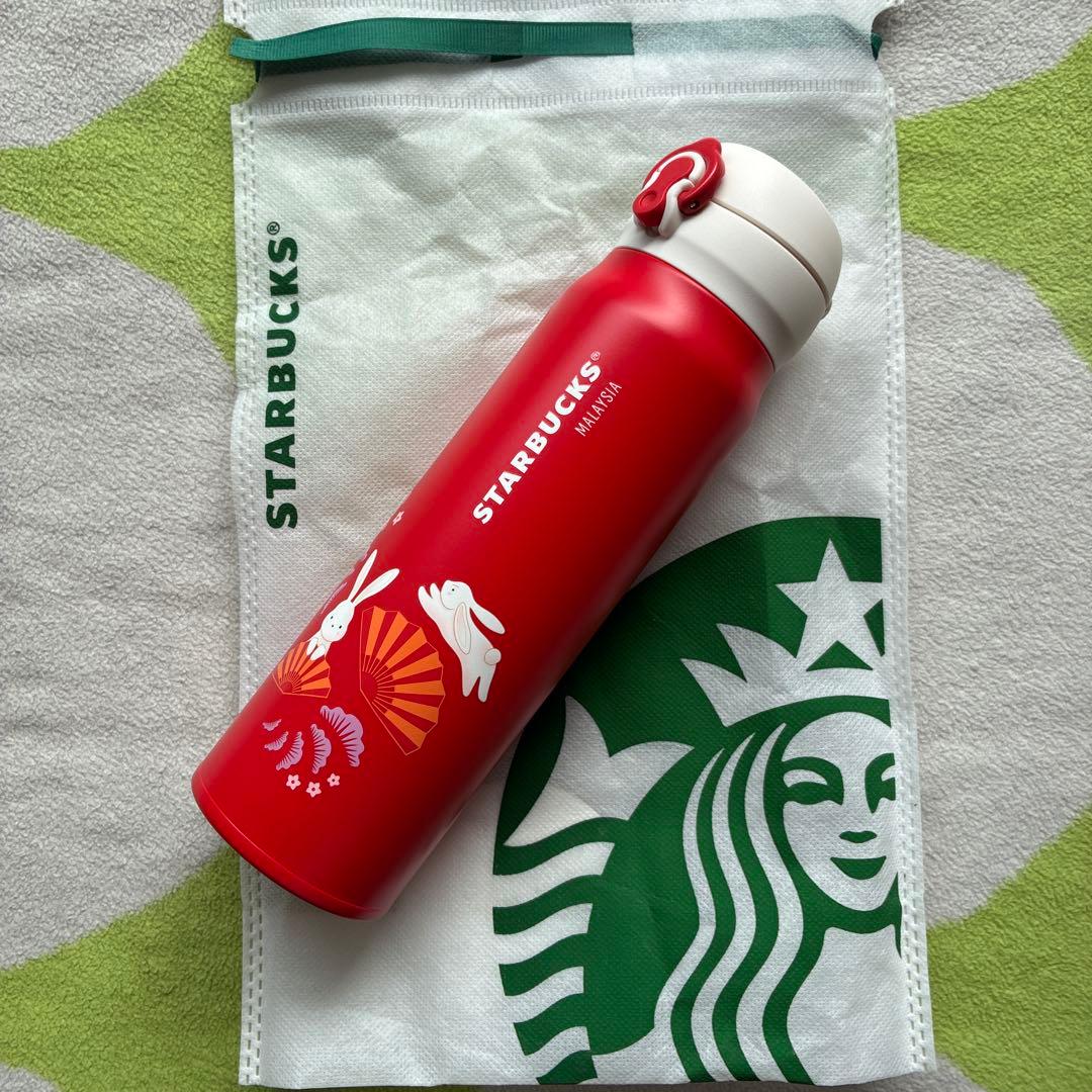STARBUCKS うさぎデザイン水筒　サーモス　マレーシア