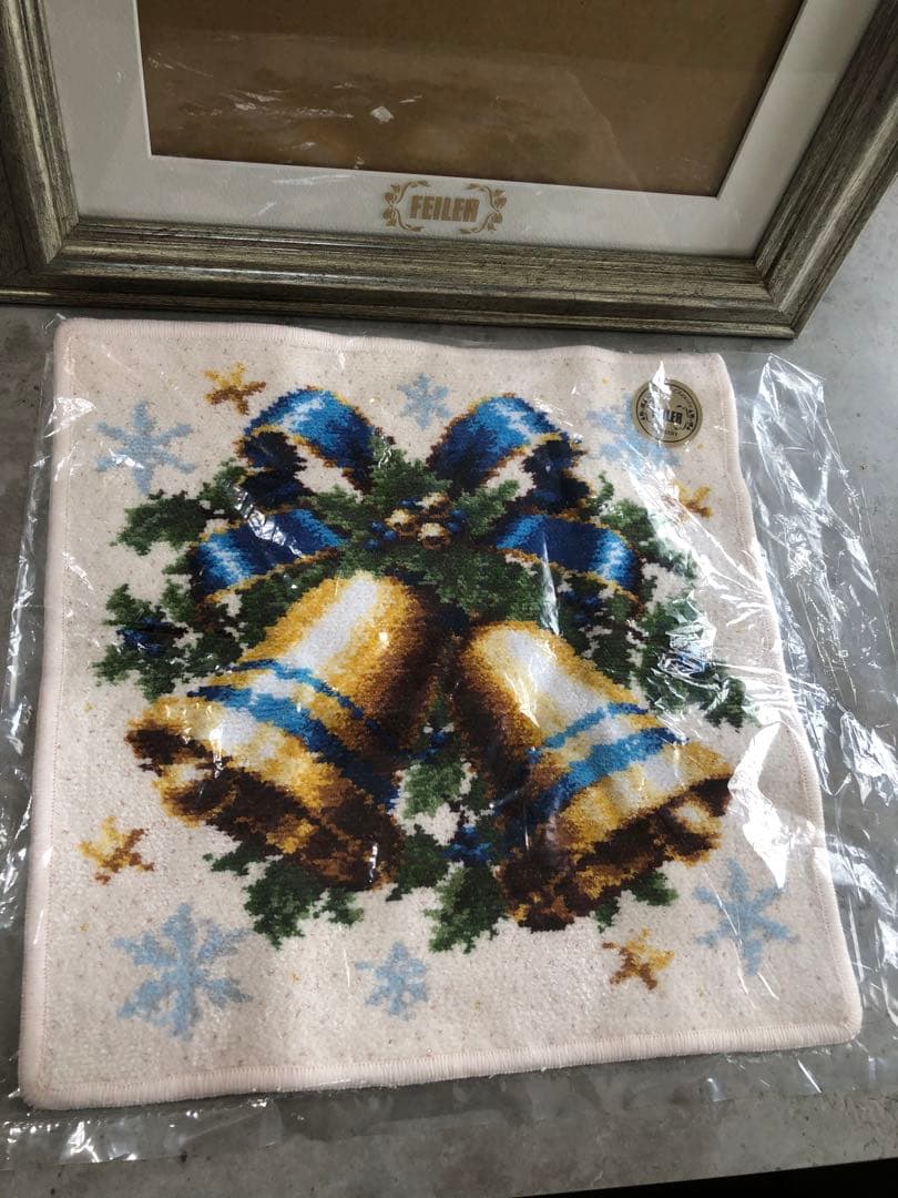 フェイラー 額縁　非売品　ハンカチ付き