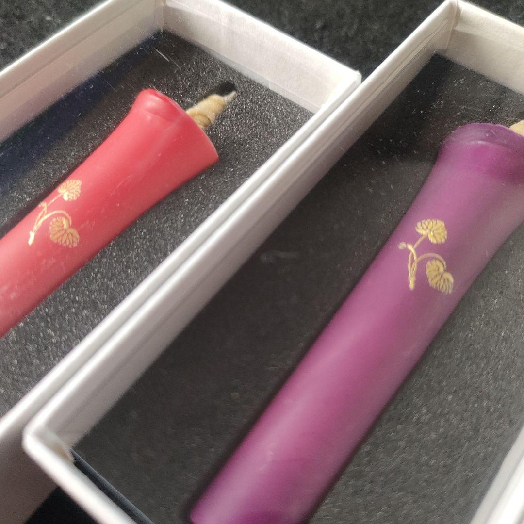 下鴨神社　御神紋入飾り絵蝋燭