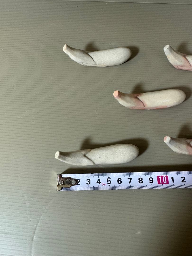 2777 萩焼　箸置　5客　未使用